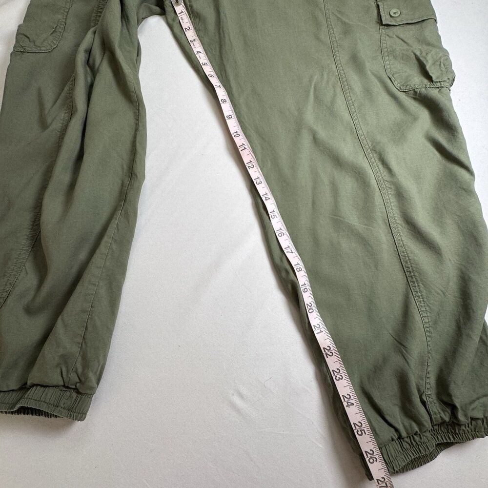 Industry Woman Olive Green Cargo Joggers 2X Elastic Waist NWT Casual Travel - Picture 8 of 12